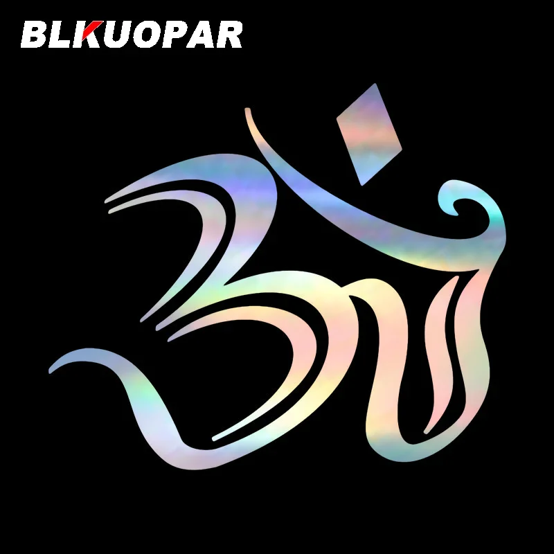 

BLKUOPAR для ОМ Будды индуистский Йога символ Автомобильные наклейки солнцезащитные устойчивые к царапинам наклейки водонепроницаемый мотоцикл Декор Автомобильные товары