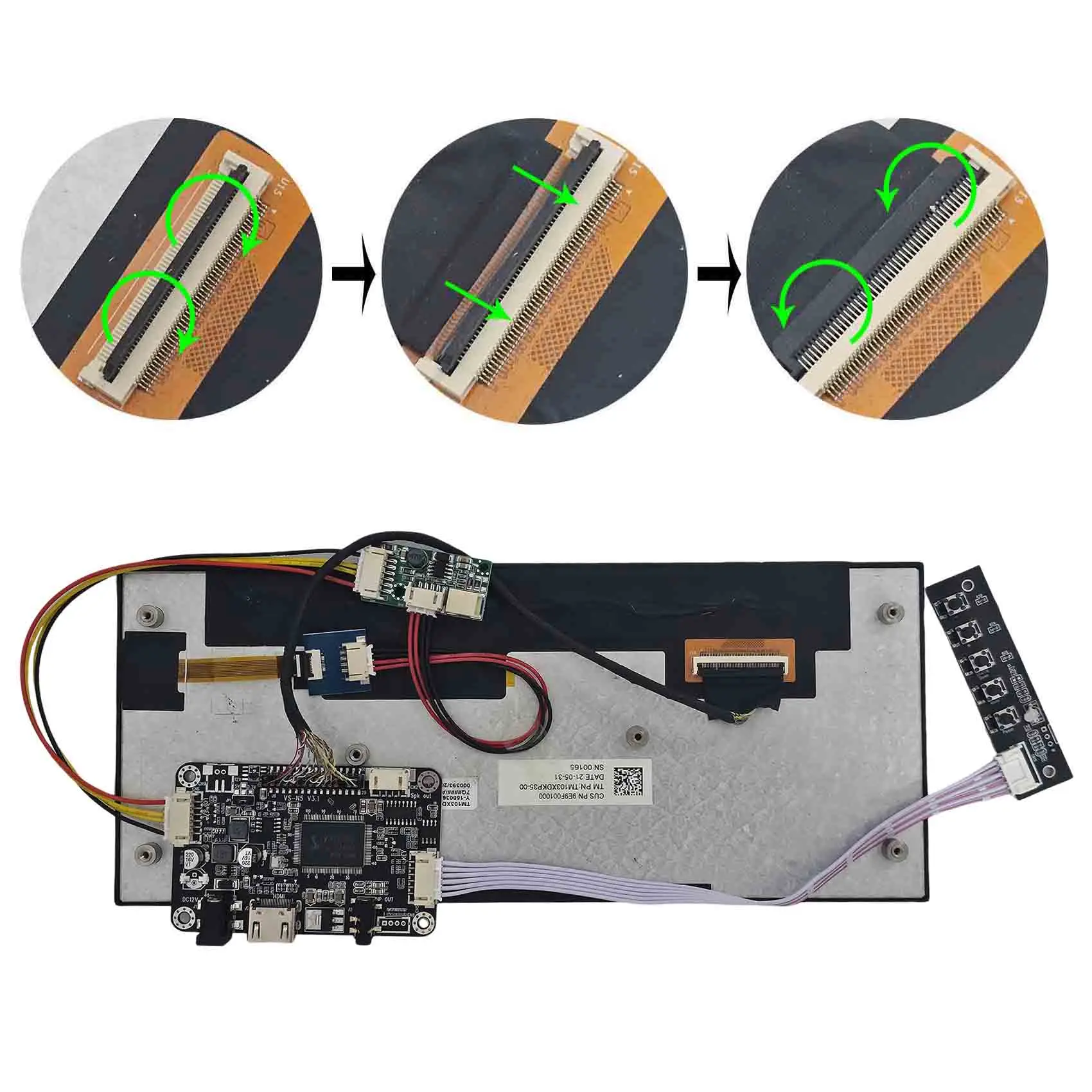TFT ЖК-дисплей 10.3&quot 850 нит Tm103Xdkp35
