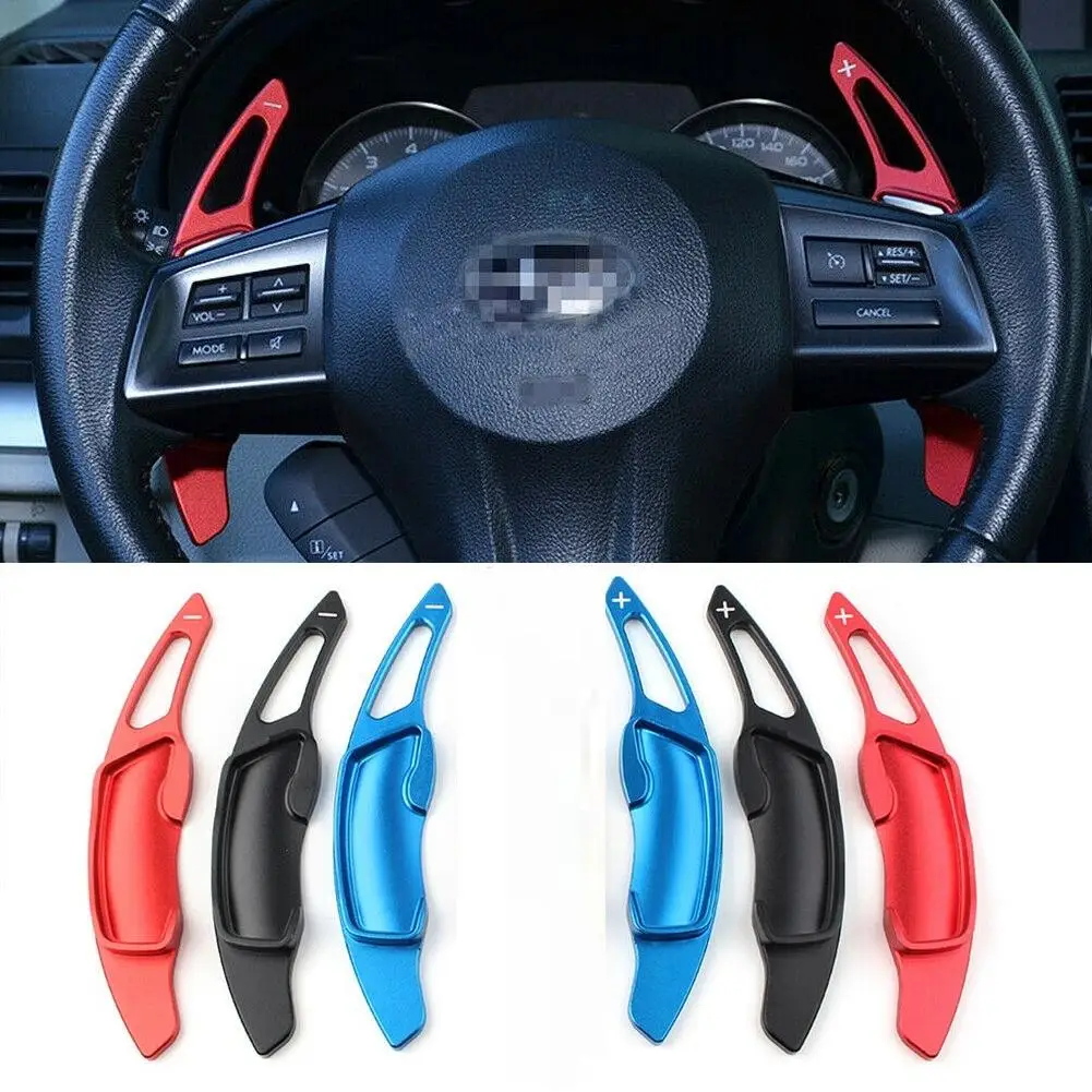 

1 Pair Aluminum Alloy Steering Wheel Paddle Shifter Car Parts Compatible For Subaru Forester Outback XV Crosstrek
