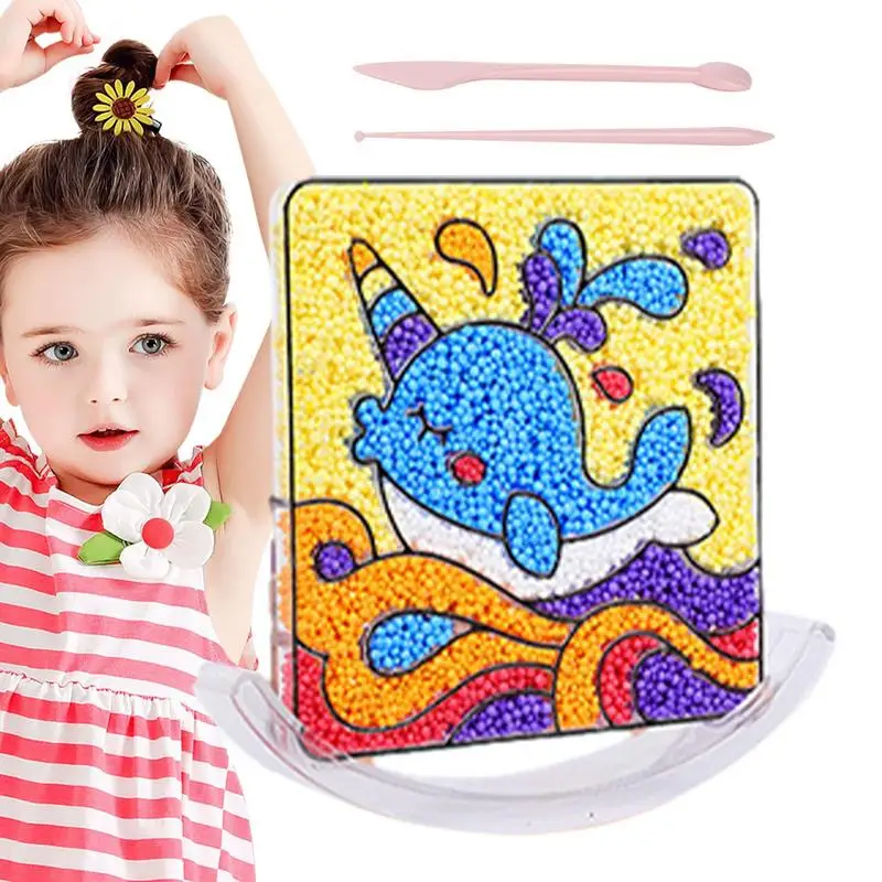 

Kids Painting Crafts Drawing Toy Mud Filling Children Painting Craft Activities Kit Safe Fun Educational For DIY Art Supplies