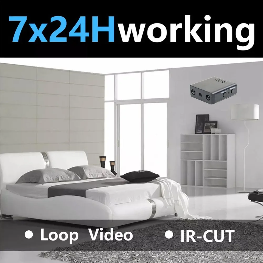 JOZUZE RD08 WIFI Mini Secret Camera HD 1080P Home Security Camcorder Night Vision Micro Motion Detection Video Voice Recorder