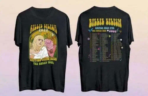 

Billies Eilishs Happier Than Ever The World Tour Concert 2022 T Shirt