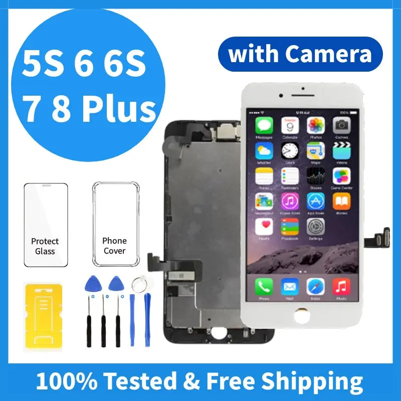 Полный комплект дисплея для iPhone 6 6S 7 8 Plus SE 2020 SE2 5S сменный ЖК-экран сенсорный