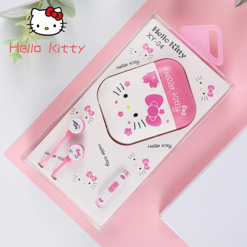 Наушники-вкладыши Hello Kitty проводные с микрофоном |