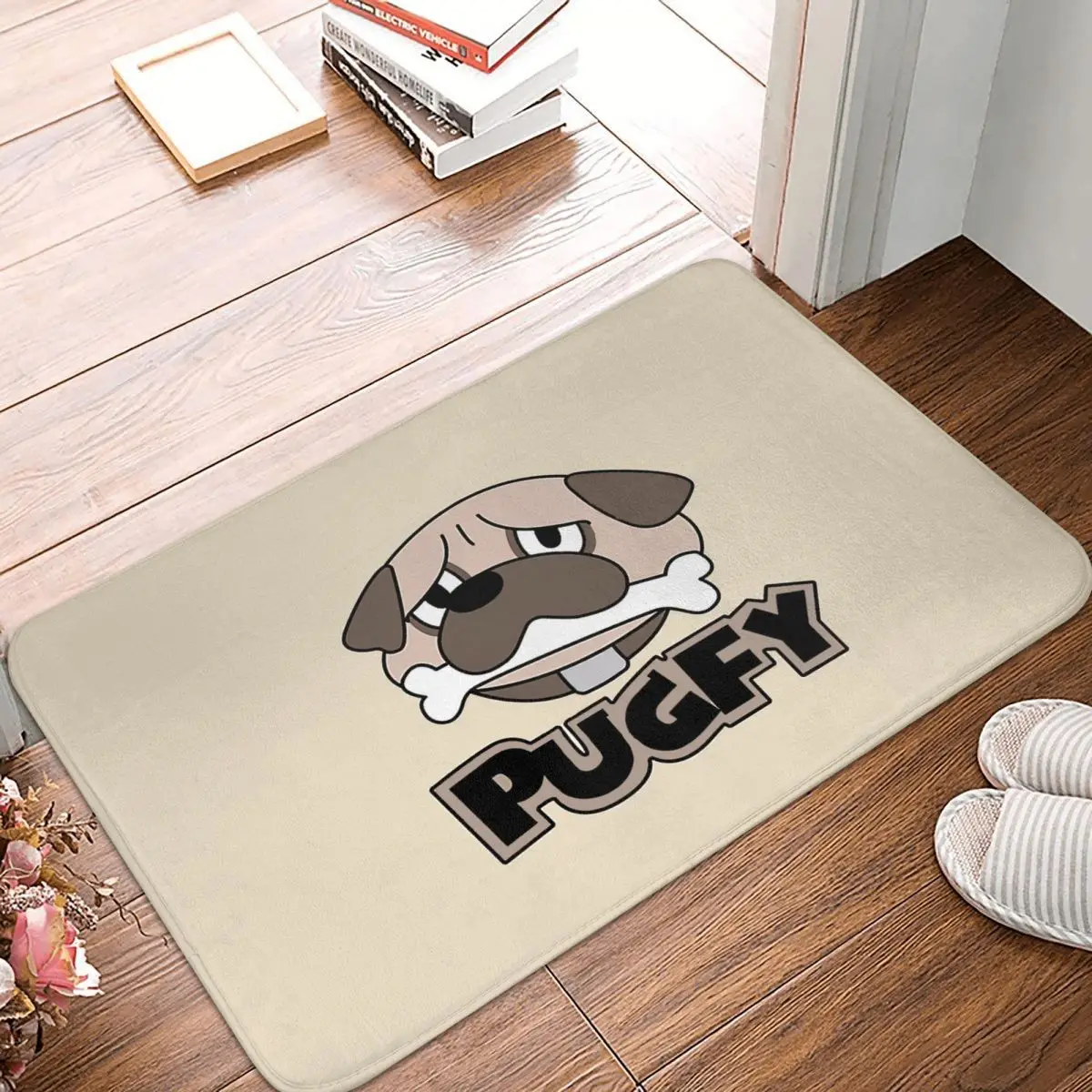 

Shiba Inu Anti-Slip Doormat Kitchen Mat Pugfy Hallway Carpet Entrance Door Rug Bedroom Decor