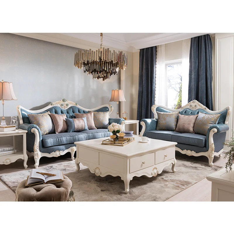 

Простой диван из воловьей кожи для передней панели во французском стиле, комбинированная европейская роскошная мебель для гостиной, одно, двойное, тройное сиденье