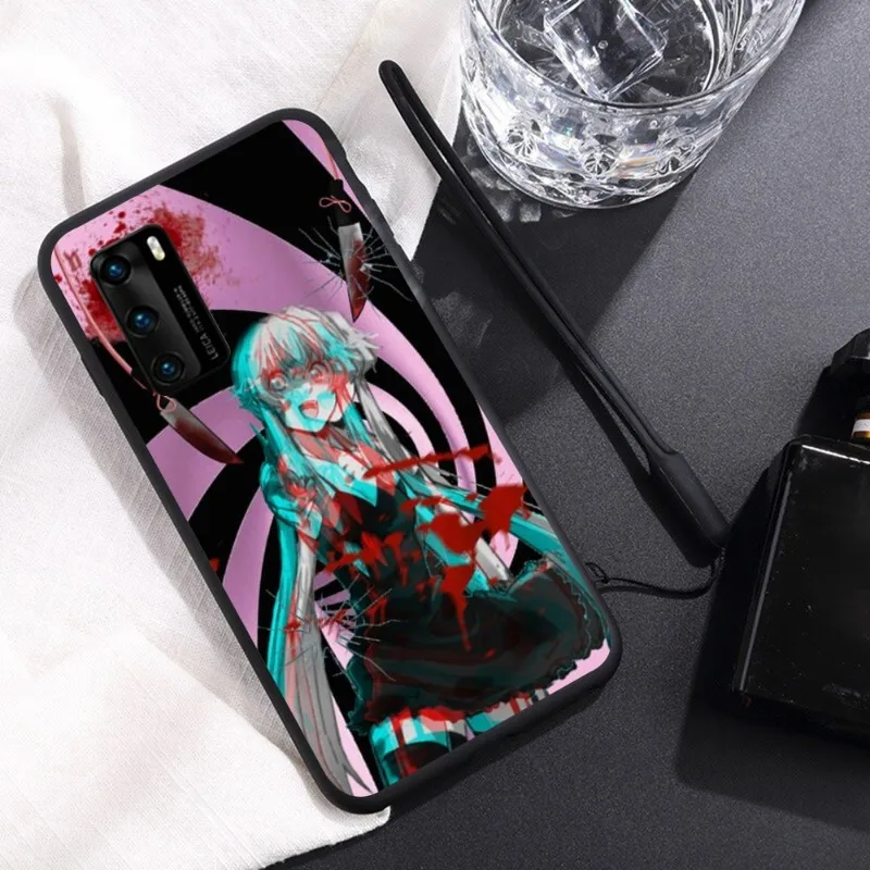 Чехол для телефона с аниме Future Diary Mirai Nikki Huawei Y6 Y7 Y9 Prime 2019 Y9s Mate 10 20 40 Pro Lite Nova 5t