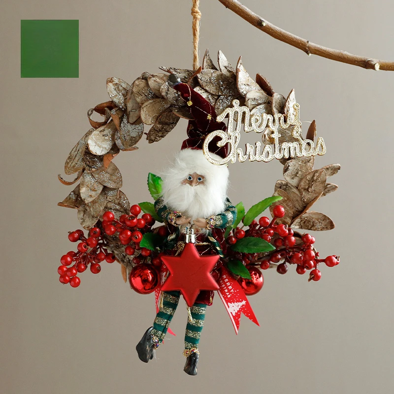 Рождественское украшение имитация элитного искусственного цветочного вена