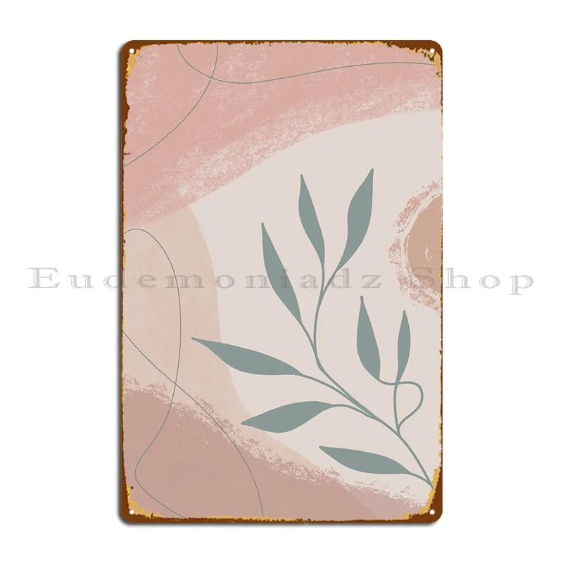 

Металлический декоративный знак в виде листьев, настенная пещера, создание печатных кинотеатров, жестяной плакат