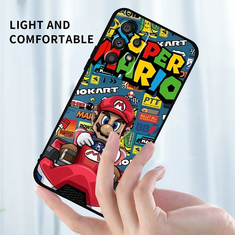 Аниме Supers M-Marios мультфильм для Samsung Note 20 10 Ultra Plus A31 A14 A12 A70 A34 A25 A04 A05 A15 A24 фотообои