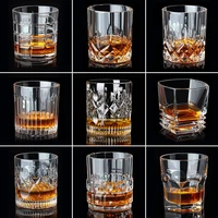 crystal whiskey glass cup for the home bar beer water and party hotel wedding glasses gift drinkware