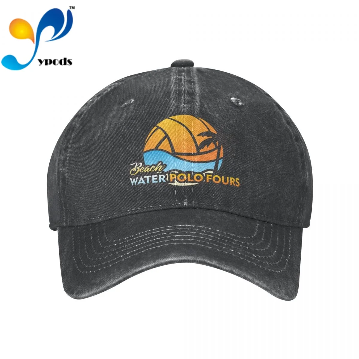 

Beach Water Fours Cotton Cap For Men Women Gorras Snapback Caps Baseball Caps Casquette Dad Hat
