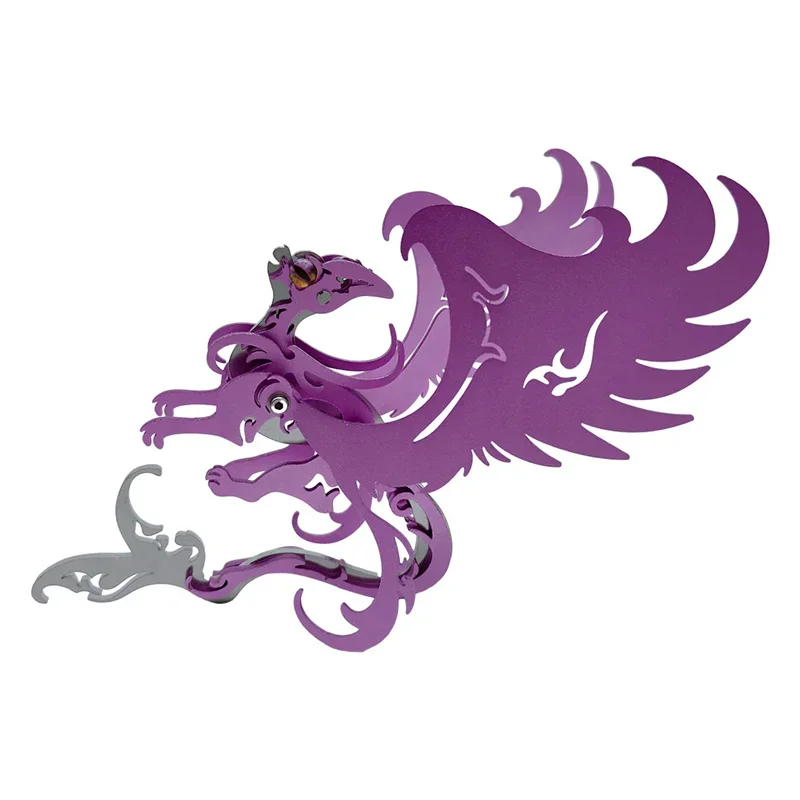 3D Metal Cat Princess Puzzle Model Building Kits Furry Maine Coon Mechanical Animals DIY Assembly Toy - 37PCS+