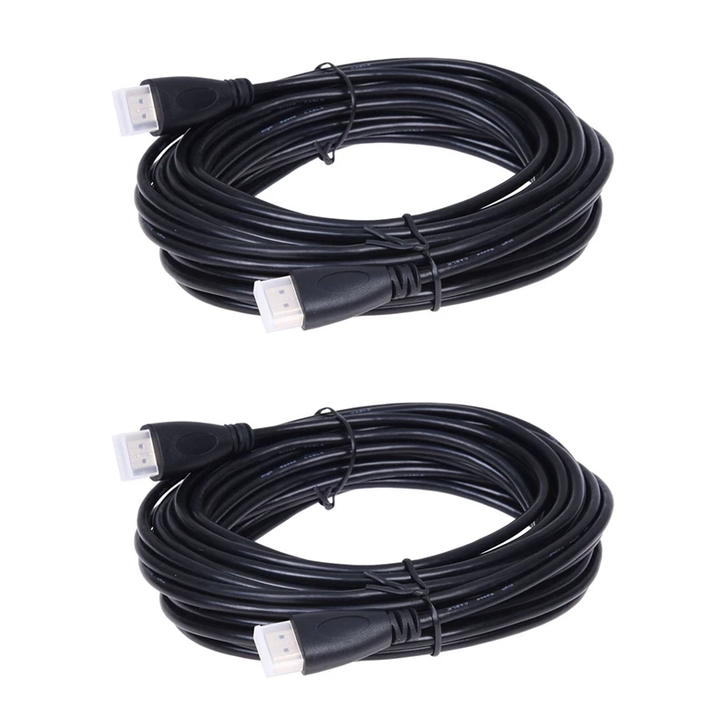 

2 шт. проводной кабель 10 м HDMI-HDMI для LCD плазменного ТВ 10 метров