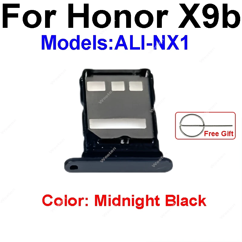 Для Huawei Honor X7b X8b X9b 4G 5G Держатель лотка для SIM-карты Разъем устройства чтения SIM-карт