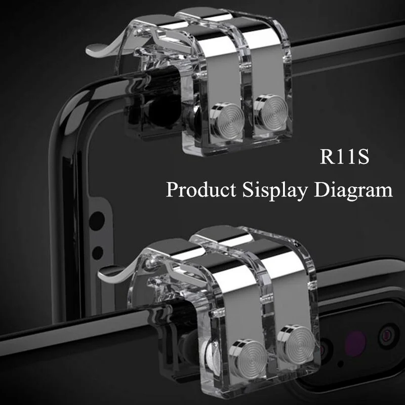 game for pubg controller mobile phone gamepad mobile joystick trigger aim shooting l1 r1 metal abs key button for iphone android free global shipping