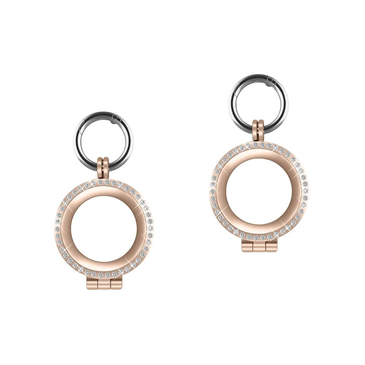 

Case Aircover Tag Holder Key Ring Forkeychain Metal Sleeve Accessory Practical Storage Tags Protection Clear Device Travel