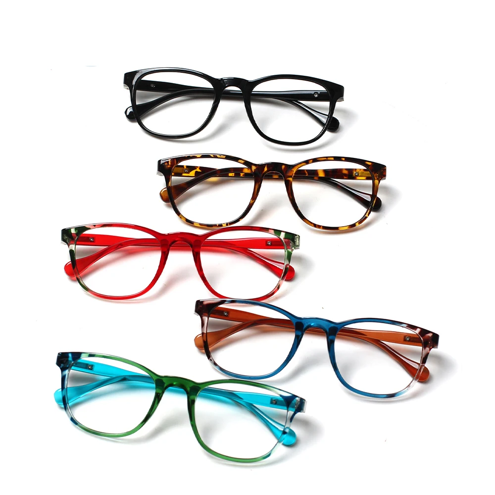 

CLASAGA Reading Glasses Spring Hinges Men Women Fashion Frame Decorative Eyeglasses Prescription HD Reader 3.75
