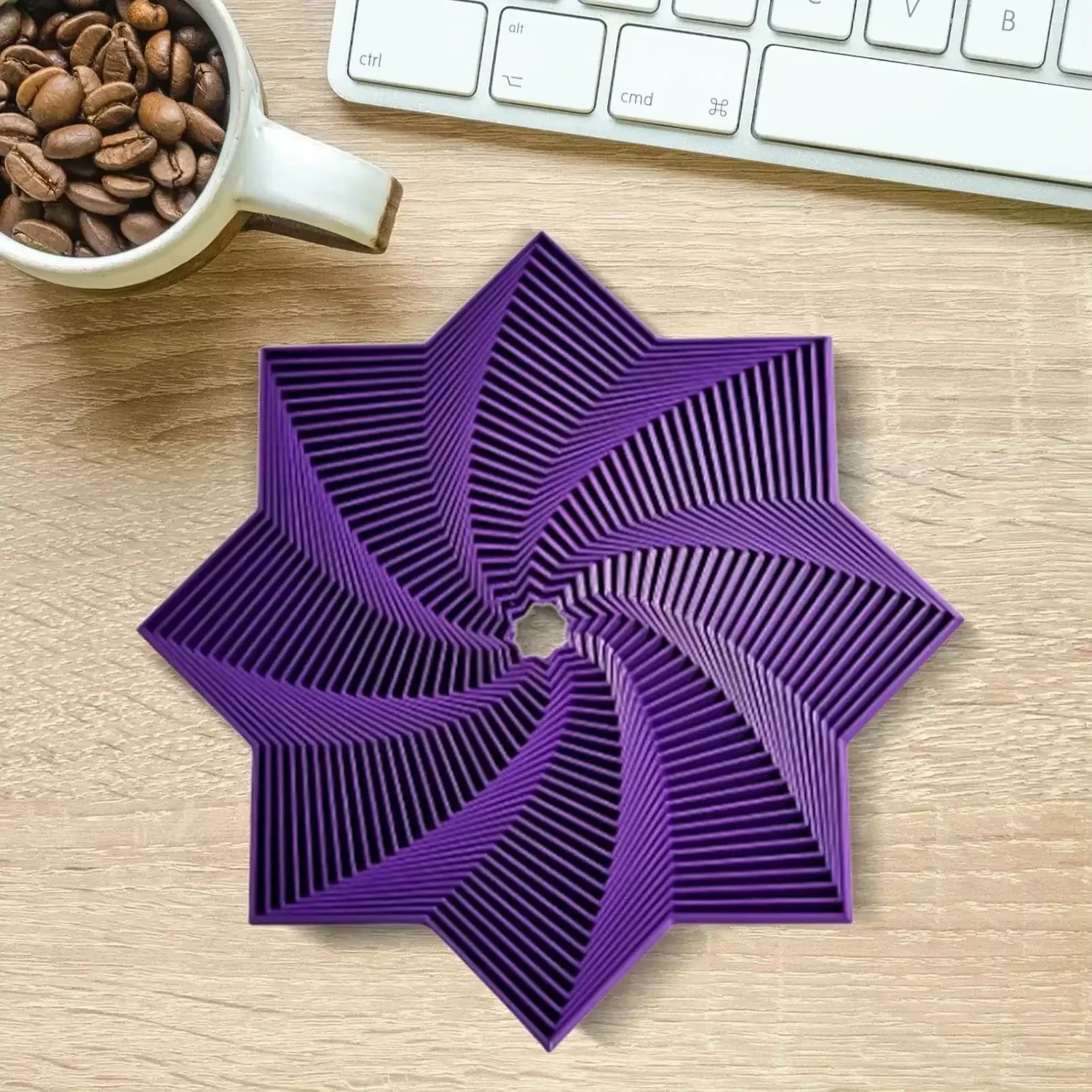 3D Фрактальный восьмиугольный красочный куб Дамбо сенсорные игрушки с принтом