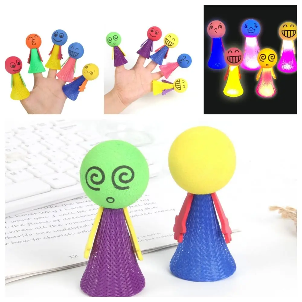 

Soft Bounce Small People Toy Cute Stretch Squeezing Fun Bouncing Doll Games Random colors Cartoon Squeeze Sensory Toys