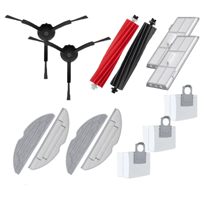 

Accessories Side Brush Filter Mop Cloth Dust Bags Vacuum Cleaner Spare Parts Accessories For Roborock S8 / S8 + / S8 Pro / G20