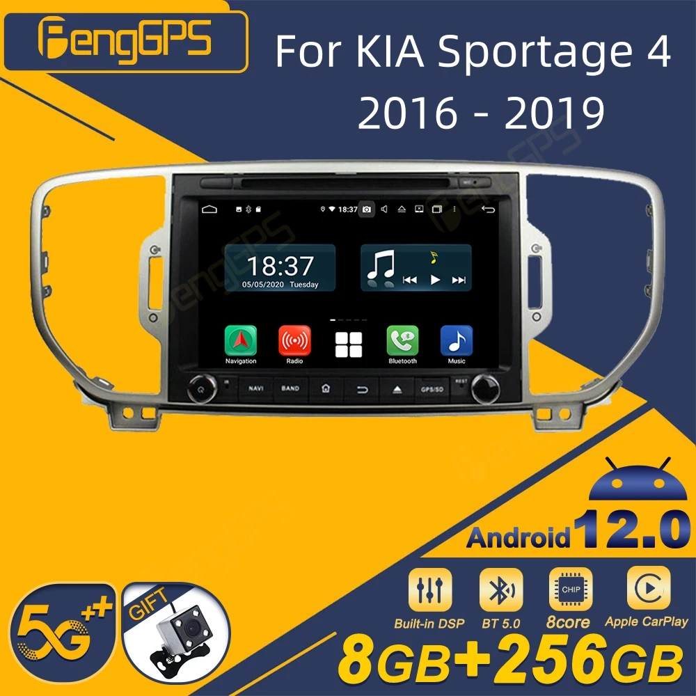 

For KIA Sportage 4 2016 - 2019 Android Car Radio 2Din Stereo Receiver Autoradio Multimedia Player GPS Navi Head Unit Screen