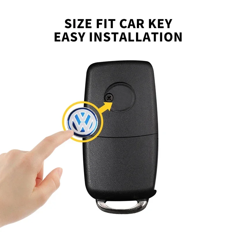 Для Volkswagen VW Стайлинг автомобиля Алюминиевый металлический Наклейки на удаленный