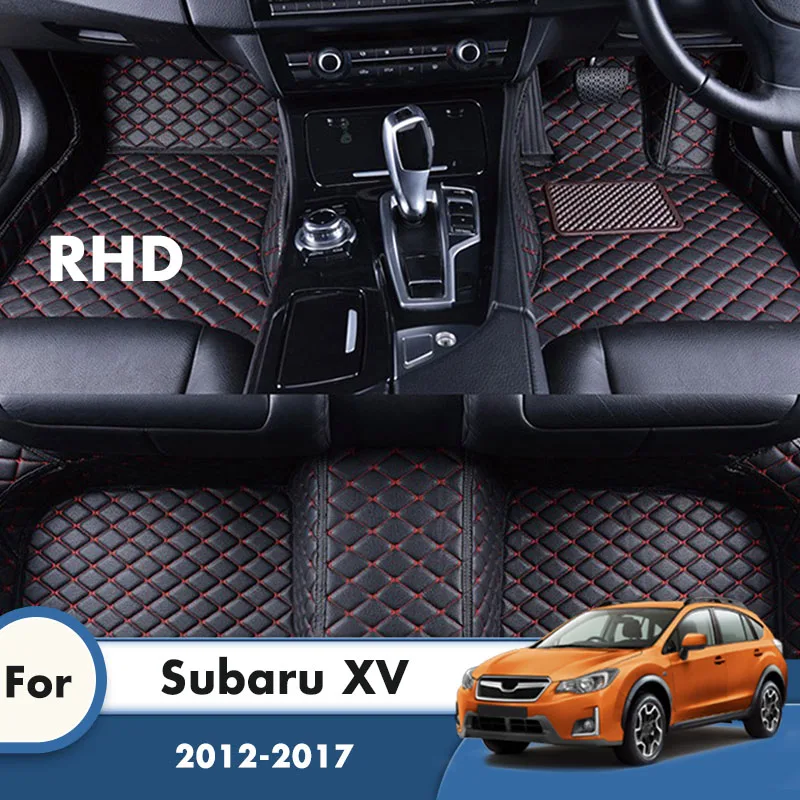 

RHD Carpets Rugs For Subaru XV Crosstrek 2017 2016 2015 2014 2013 2012 Car Floor Mats Foot Pads Custom Auto Accessories Interior