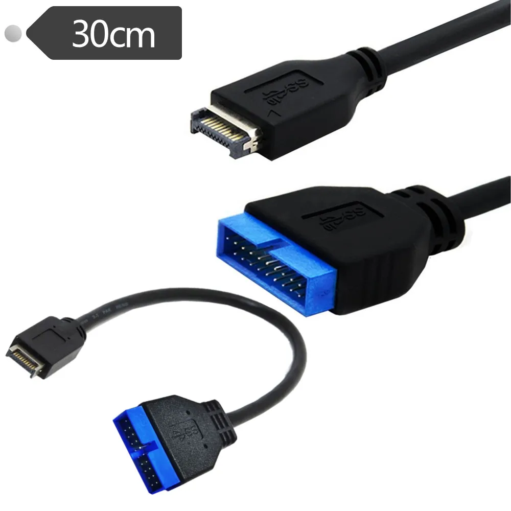 USB 3.1 Front Panel Header to USB 3.0 20Pin Header Extension Cable 20cm for ASUS Motherboard