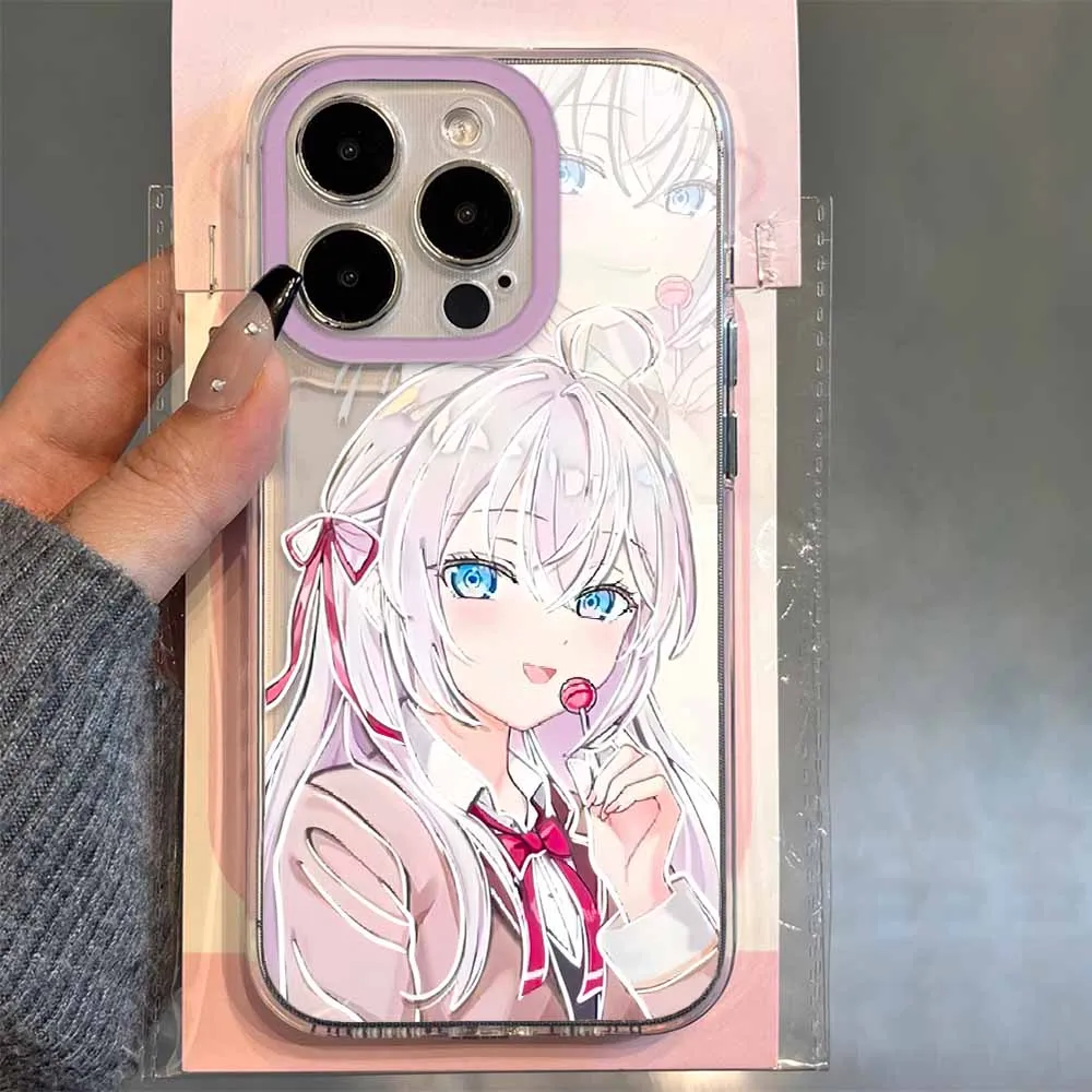Чехол для телефона Kawaii Anime Girl Alya Clear Space Huawei P 30 50 Pro Lite Nova 5 6 7 9 7SE 5G прозрачный чехол