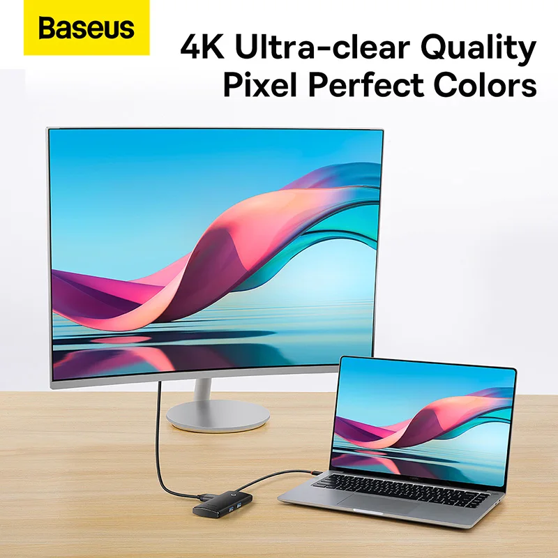 USB-концентратор Baseus с портом USB Type-C на 4K HDMI-совместимый адаптер 3 0 PD 6 в 1 док-станция