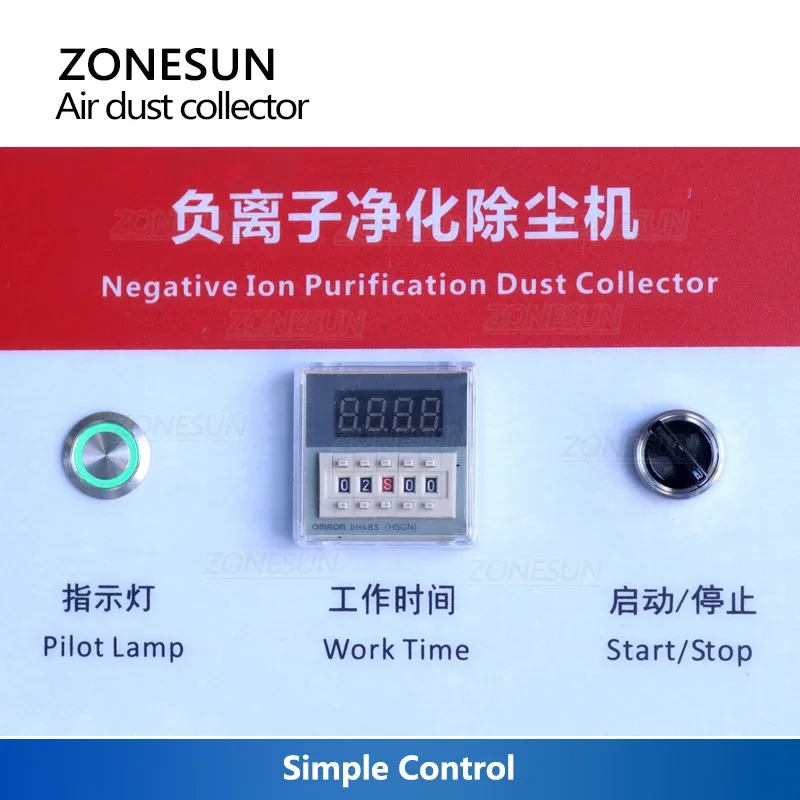 ZONESUN Омыватель для бутылок с отрицательными ионами машина ополаскивания воздуха