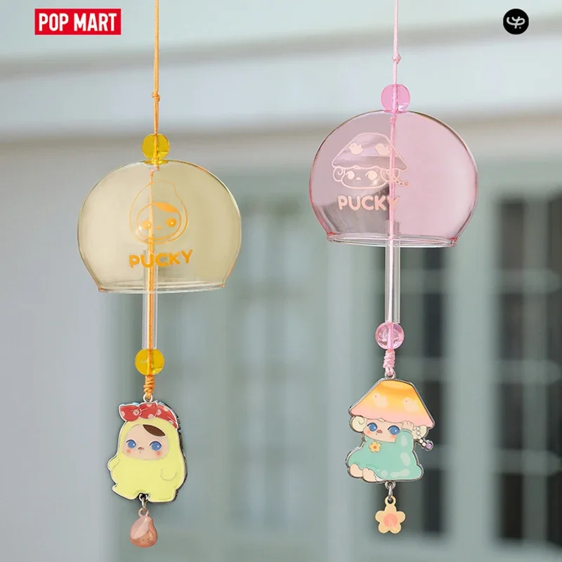 Фото POP MART PUCKY Home Time Series Wind Chime Hangings Blind Box Mystery Box Kawaii Surprise Bag Аниме-фигурка, украшение, подарок №2