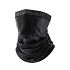 Черная зимняя мужская бандана для улицы ветрозащитная защита ушей Манишка гетры маска на половину лица эластичный велосипедный шарф для холода