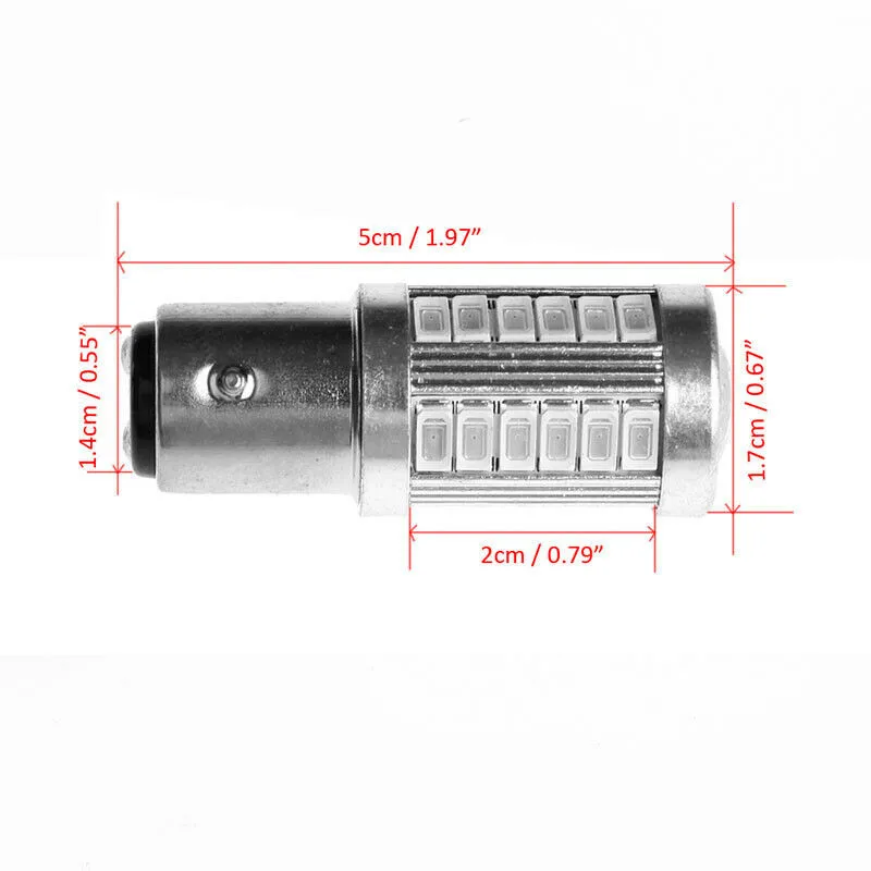 

1157 Brake Tails Light 12V Car 2pcs Set 360 Degrees 380 Bulbs High Brightness LED