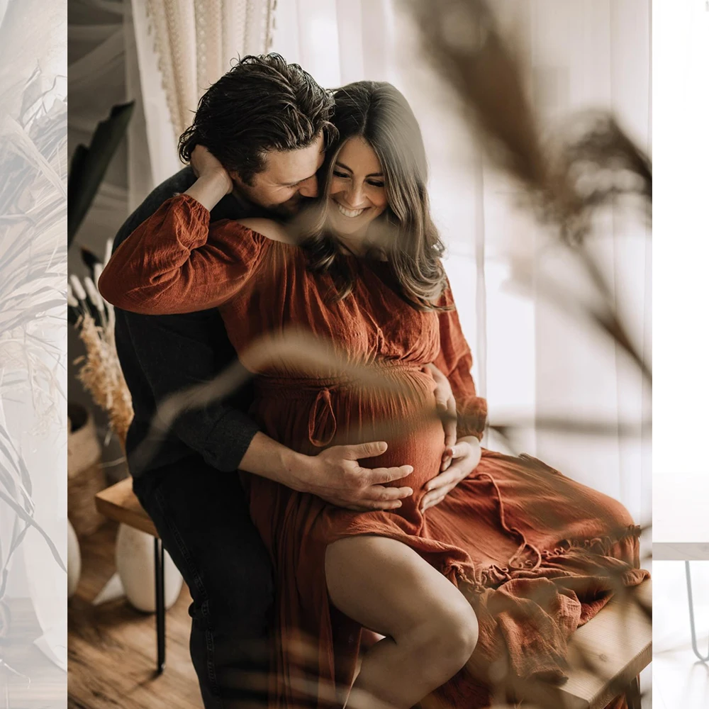 Удобный льняной хлопковый комплект из двух предметов короткий топ с длинным