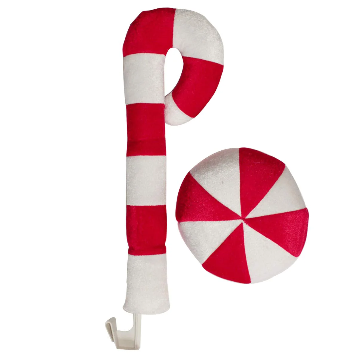 

Car Candy Cane Candy Cane With Antler and Nose Vehicle Car For Festival Holiday Christmas