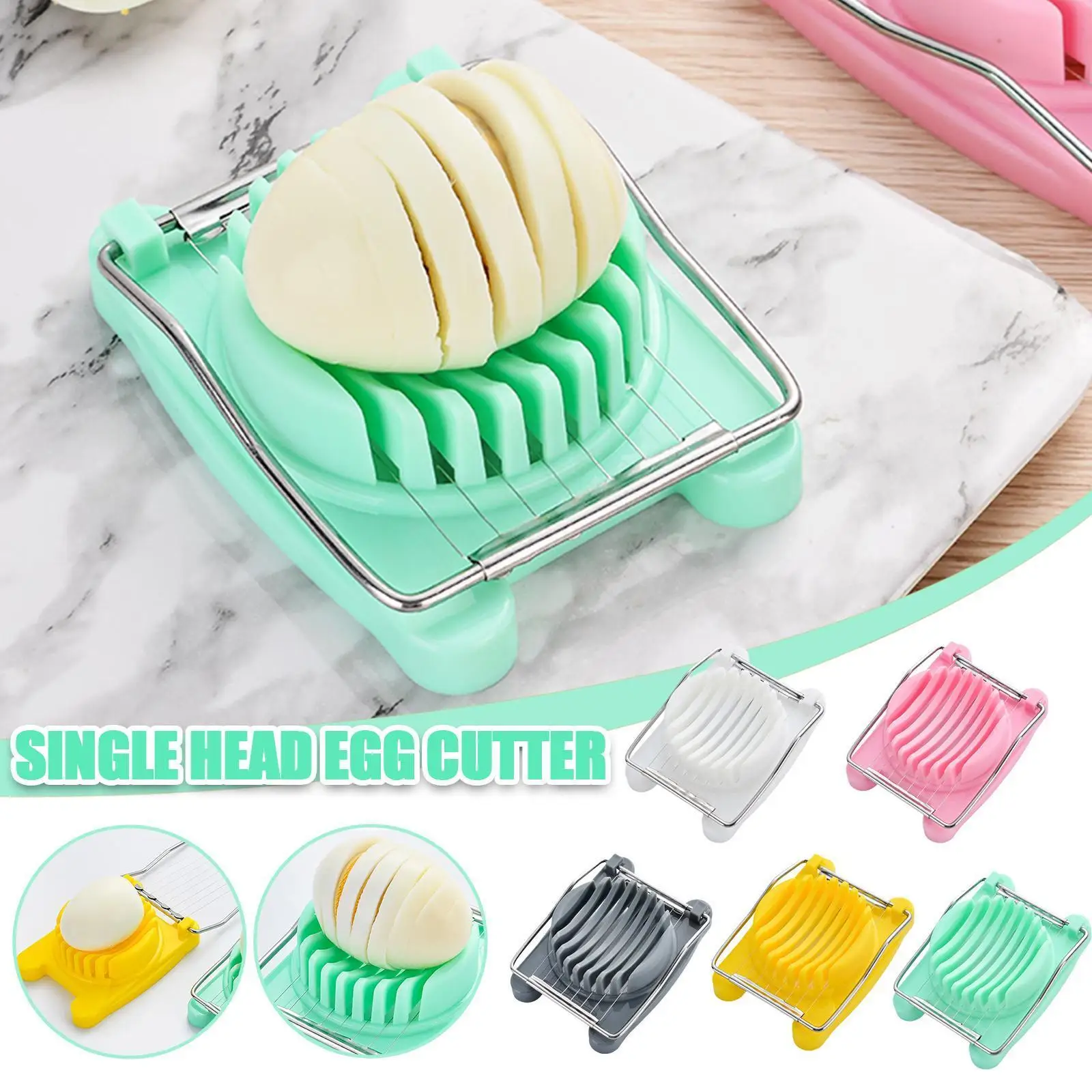 

Manual Egg Slicers Steel Egg Cutting Tool Egg Cutting Kitchen Egg Mushroom Strawberry Fruit Cutter Grid Tool Cutter R2M2