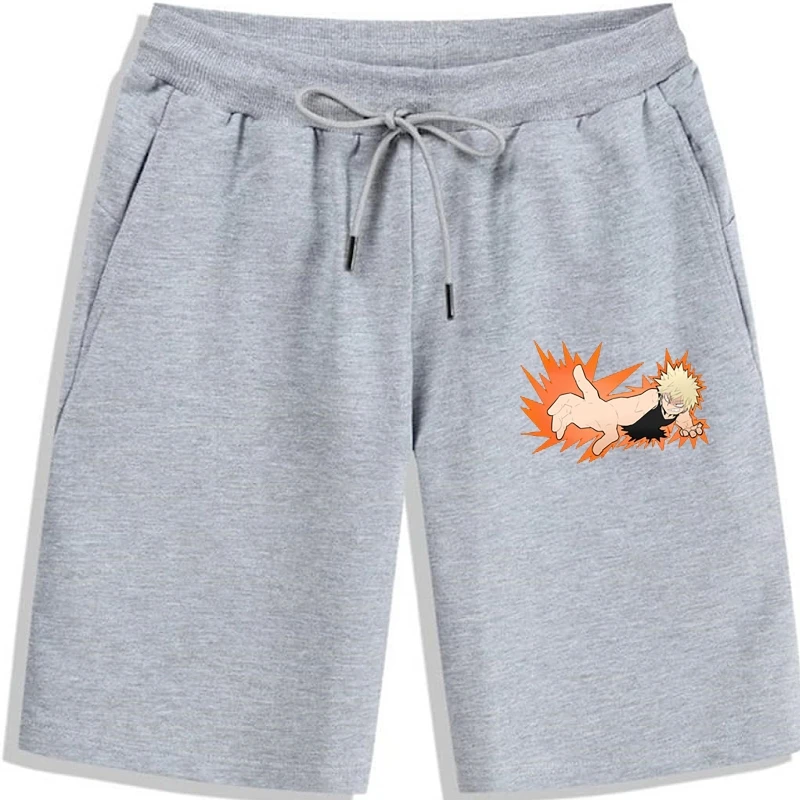 Новинка, шорты Katsuki Bakugou для мужчин и женщин, смешные женские и мужские шорты, 2020, большие, из чистого хлопка, крутые