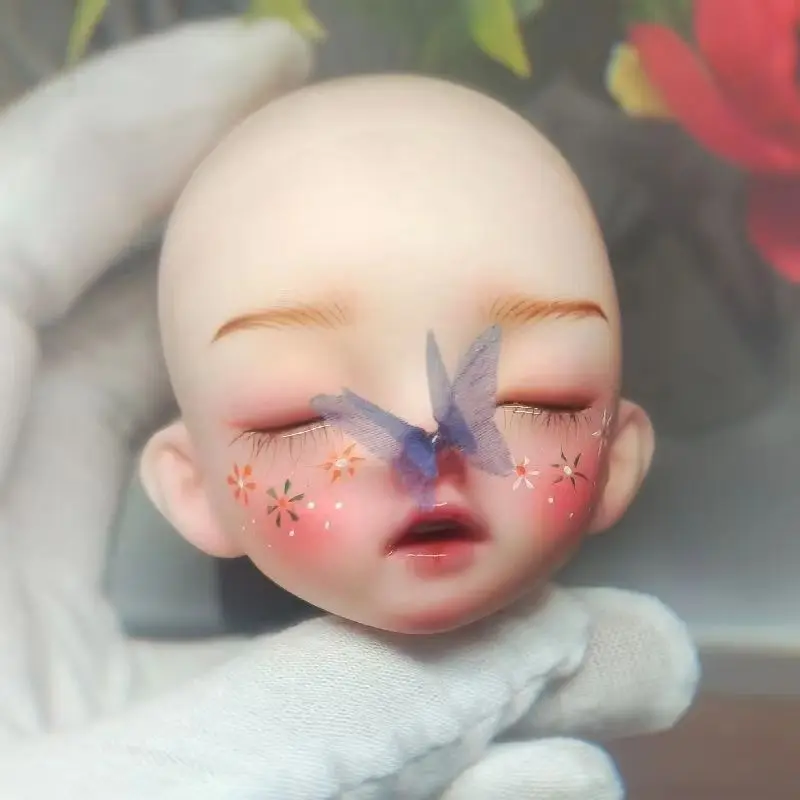 Фото Новинка 1/6, волшебная голова русалки Bjd с макияжной головкой, 28 см, аксессуары для детской куклы, эльф, голова куклы, девушки, одеваются, игруш... №1