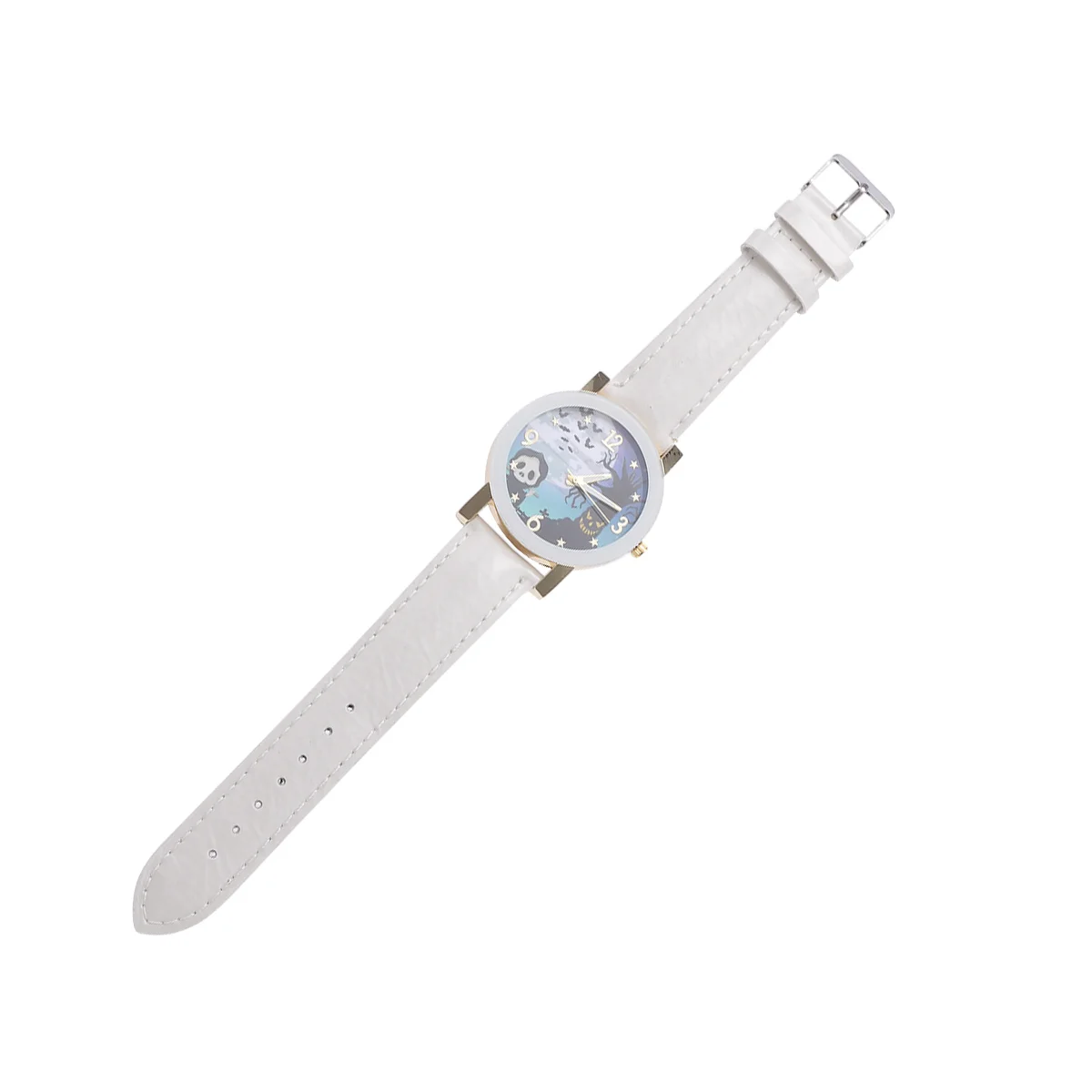 Уникальные модные цифровые часы Miss Тыква Замок ведьмы Кварцевые унисекс для