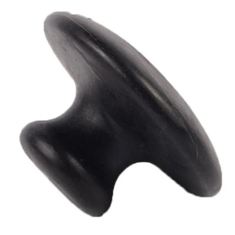 

1Pc Smooth Mushroom Shape Face Massage Stone Lava Basalt Hot Stone For Spa Massage Therapy Massage Tools