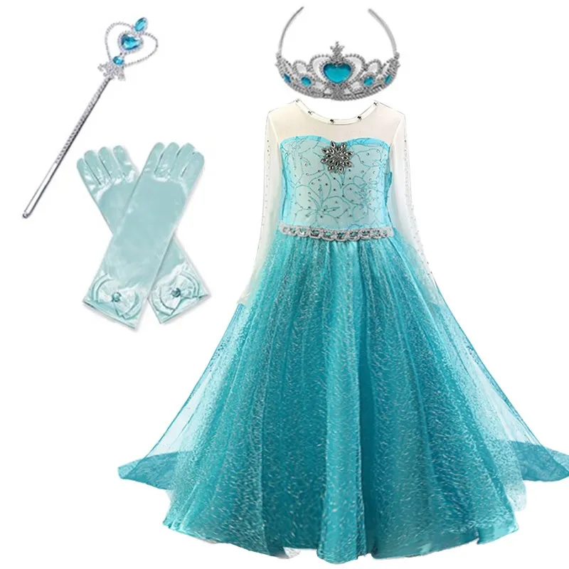 Наряд принцессы для девочек детский маскарадный костюм карнавальный на Хэллоуин
