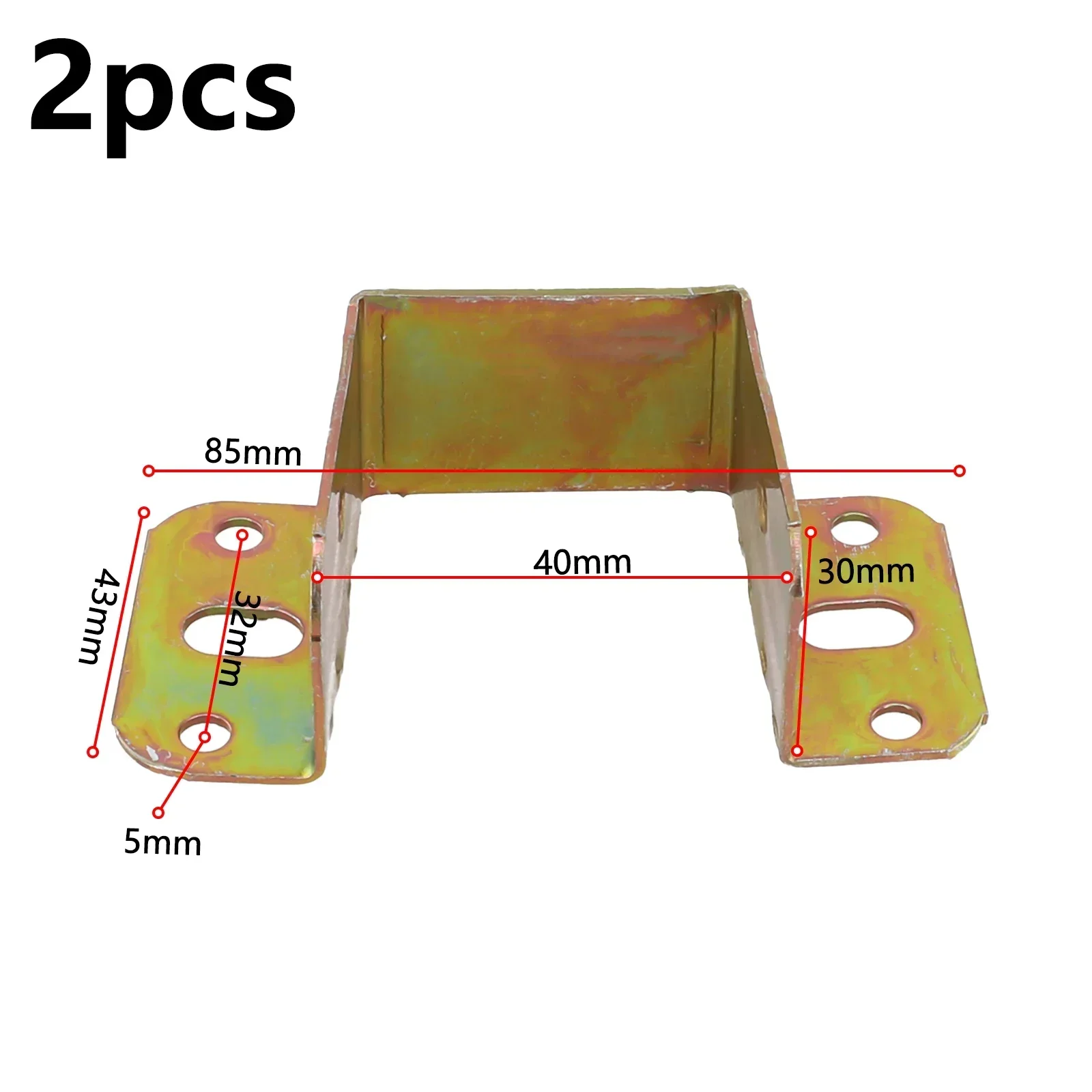 U-образные соединительные скобы для кровати 2 шт. фиксаторы компоненты опора
