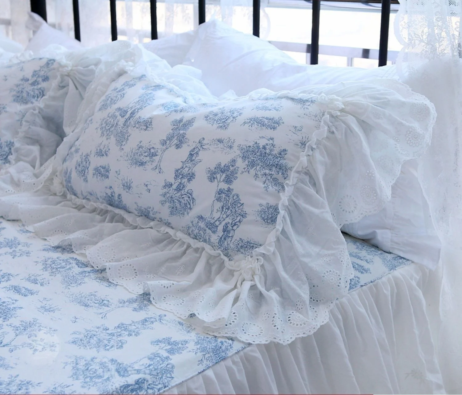 

Цельная наволочка принцессы с рюшами, кружевная наволочка, хлопковые свадебные осенние украшения, постельные принадлежности, наволочки, наволочка, распродажа