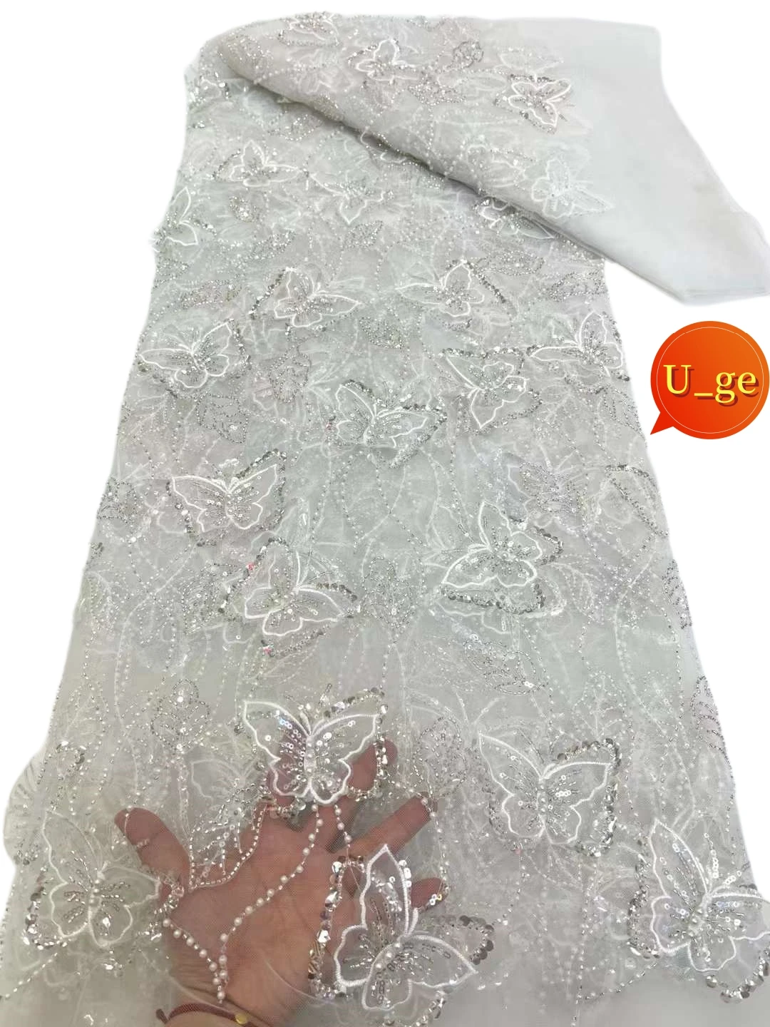 2024 новейшее лучшее качество изящная мягкая кружевная ткань с вышивкой в виде