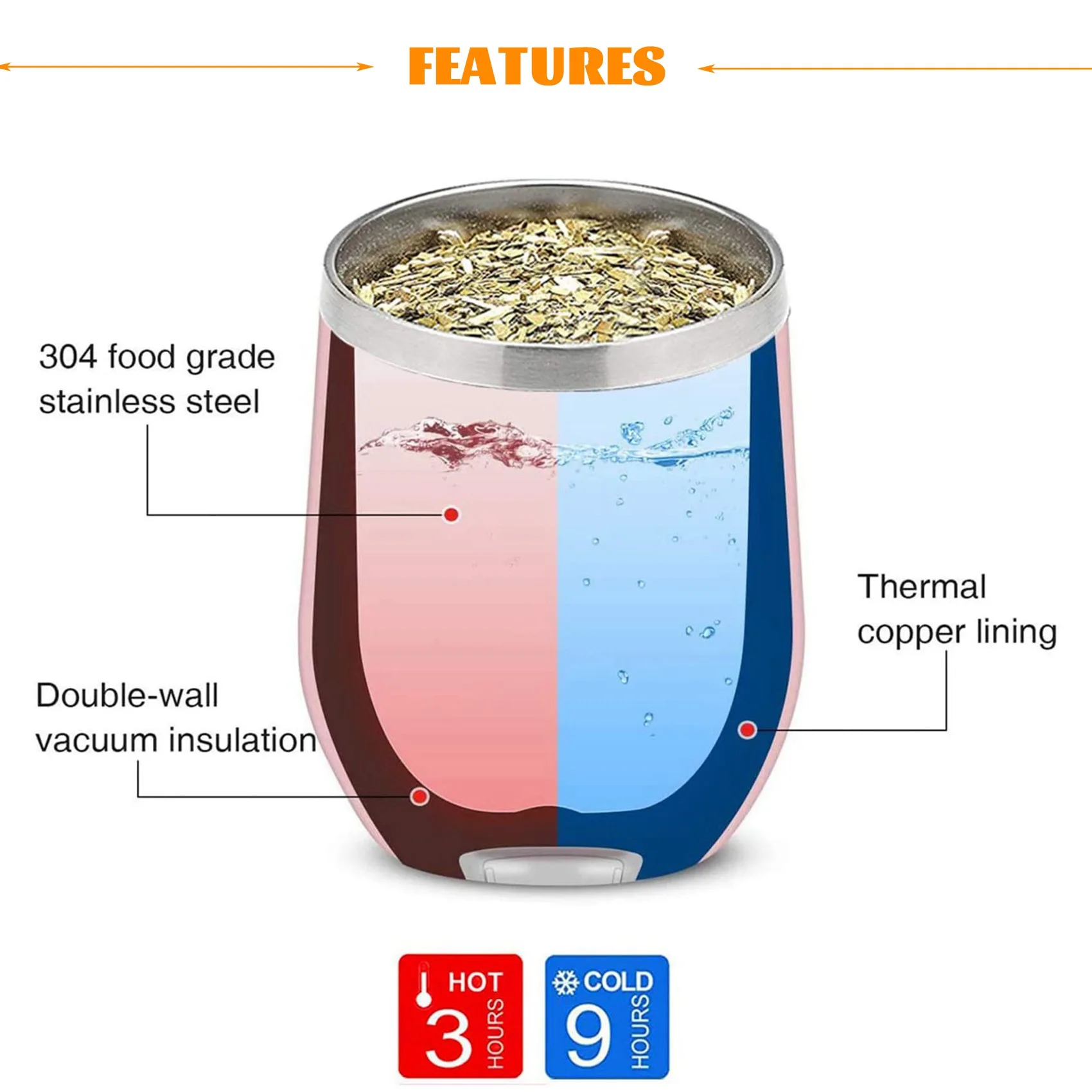 Набор чашек для чая Yerba Mate Gourd 12 унций чашка кофе и воды из нержавеющей стали с