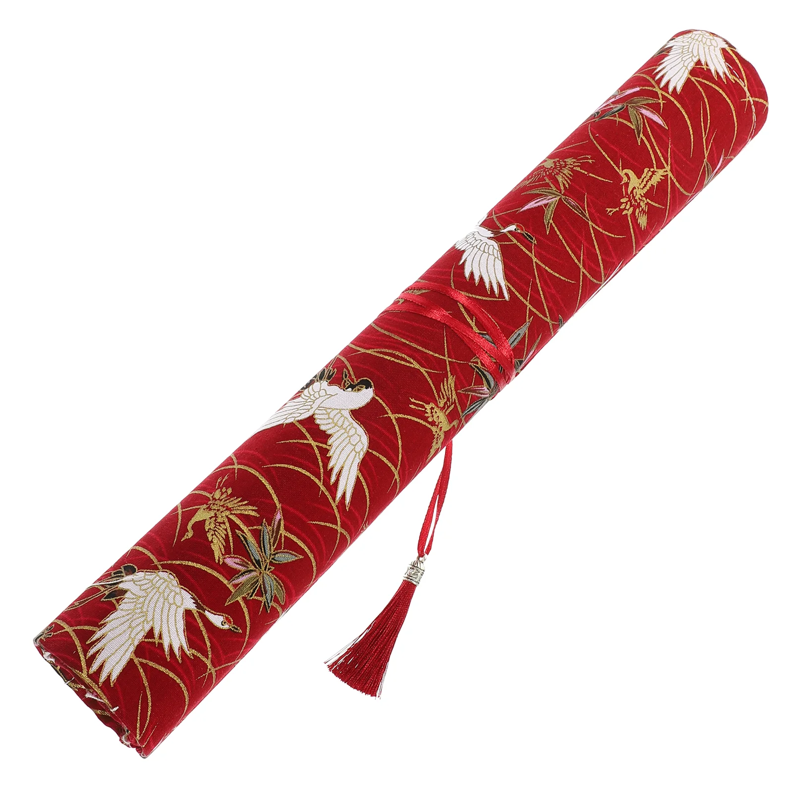 

Bag Organizers Painting Brush Wrap Fountain Case Drawing Pencils Bamboo Stationery Holder Student Pouch Calligraphy