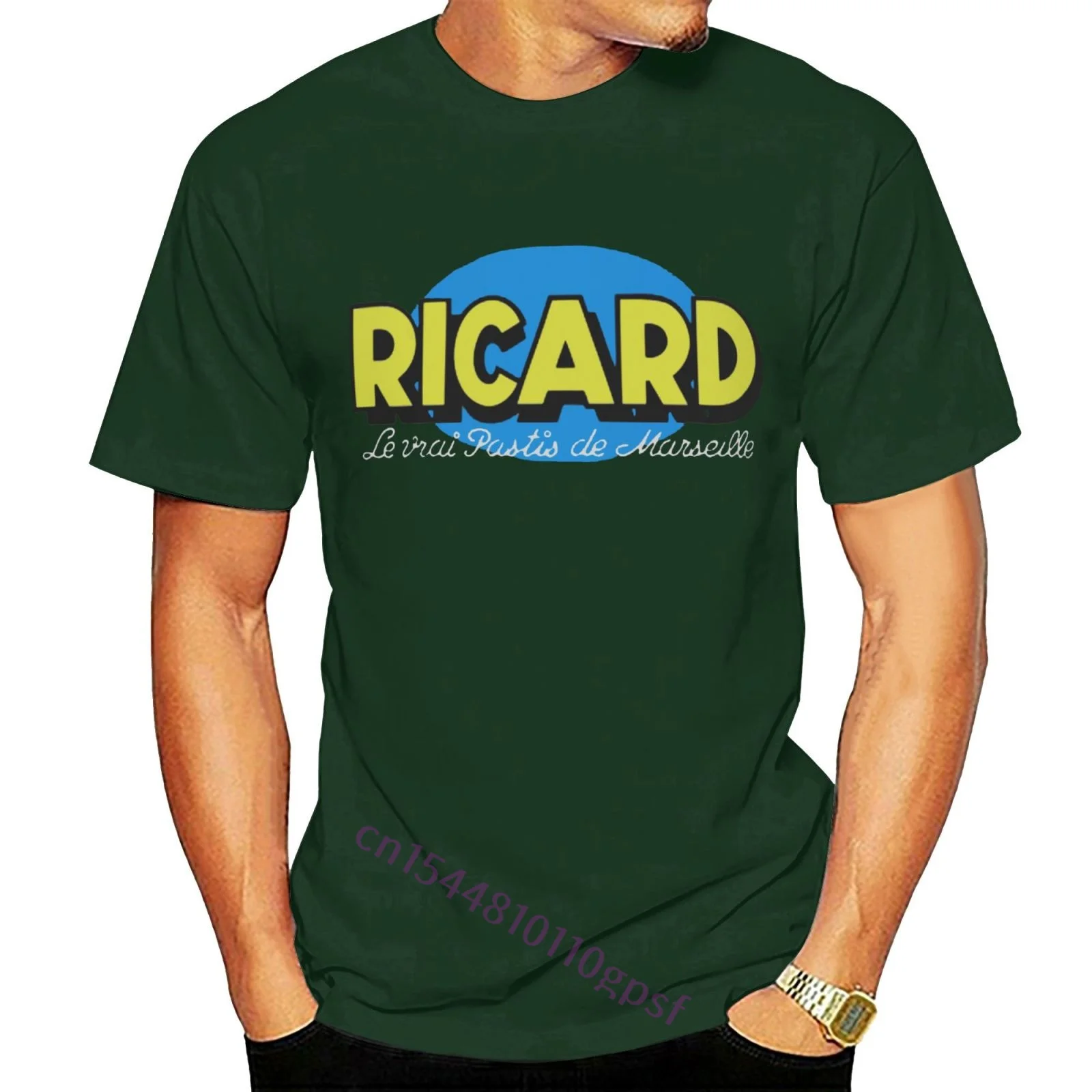 

Ricard 2 Pastis Marseille France Drinks Mens Funny Unisex T-Shirt