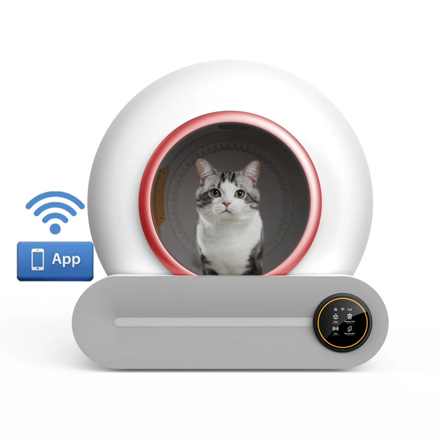 

Best price supply Intelligent self cleaning big size smart open cat automatic box